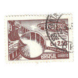 Selo Postal Circulado Siderurgica Volta Redonda 1957 - F02