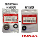 Selo+retentor Bomba D'água Hornet Injetada 08-2014 Original
