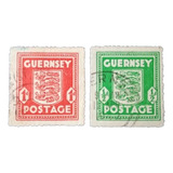 Selos Alemanha 3º Reich Ocupação Da Ilha De Guernsey - 1941