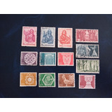 Selos Antigos Suíça Série Santos 1961 S096