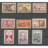 Selos Brasil,lote 9 Selos Comemorativos 1953/58,novos.
