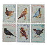 Selos BuLGária - Fauna - Série Pássaros - 1987