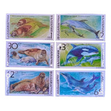 Selos BuLGária - Série Fauna Marinha - 1991