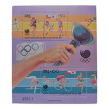 Selos Chile - Bloco Jogos Olímpicos De Seul - 1988