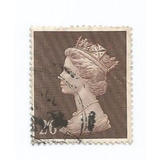 Selos Da Grã Bretanha person rainha Elizabeth 2° 1969 usado
