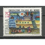 Selos Da Itália, Emigração Italiana 1975,mint.ver Descr.