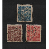 Selos De Portugal,série Tudo Pela Nação 1935 Y581/83,usados.