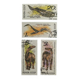 Selos Dinosauros Urss 1990! 4 Unidades