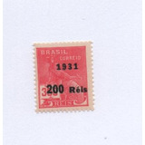 Selos Do Brasil, Mercúrio Sobrecarga 200 Réis Sobre 300 1931