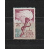Selos Do Chile, Congresso Internacional Do Câncer 1970,novo.