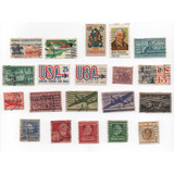 Selos Dos Estados Unidos,lote (002) 20 Selos Usados.