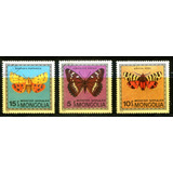 Selos Fauna Borboletas Mariposas Insetos - Mongólia - L.3435