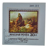 Selos Hungria - Bloco 450º Aniv. Mohacsi Csata - 1976