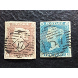 Selos Inglaterra N.3 N.4 De 1841 Lote 1217