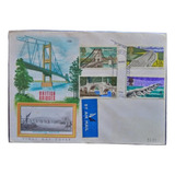 Selos Inglaterra Pontes Britânicas - 1968 - Envelope 1º Dia