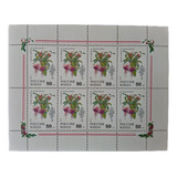 Selos Rússia - 2 Minifolhas 8 Selos Flores - Novas - 1993