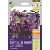 Sementes De Rabanete Sarvesh Roxo Microverdes 4,5g Isla
