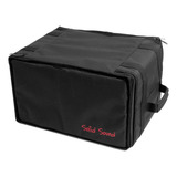 Semi Case Solid Sound Rack 6u Pro Fixação Frente E Atrás
