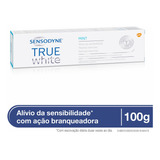 Sensodyne True White Branqueador Mint Creme Dental 100g