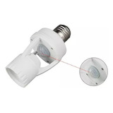 Sensor D Presença C/fotocélula P/lâmpada Soquete E27 110/220