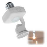 Sensor De Presença Iluminação Lâmpada Soquete E27 Fotocélula