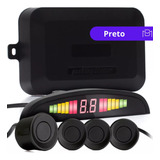 Sensor Estacionamento Re 4 Sensores Sinal Sonoro Display Led