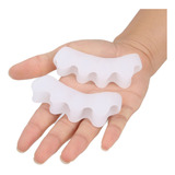 Separador De Dedos Silicone Corretor Protetor Joanete 1 Par