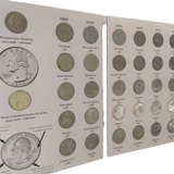 Série Completa 51 Moedas Quarter Dólar 50 Estados Americanos