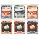 Série Completa Selo 1-6 Eritreia 1934 Exposição De Nápoles