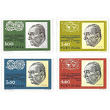 Série Completa Selo 1182-185 Portugal 1973 Presidente Médici