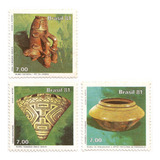 Série Completa Selo 1194-1196 Museus De Ciência Brasileiros