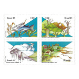 Série Completa Selo 1203-1206 Proteção Meio Ambiente 1981