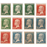 Série Completa Selo 170-81 França Louis Pasteur França Novos