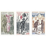 Série Completa Selo 1729-31 França 1972 Personagens História