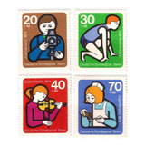 Série Completa Selo 430-433 Alemanha Berlin Profissões Novo