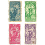 Série Completa Selo 60-63 Visita Pres Da Argentina 1933 Nova