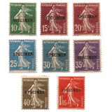 Série Completa Selo 61-68 França Specimen Novo Com Goma