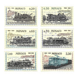 Série Completa Selo 752-757 Mônaco 1968