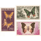 Série Completa Selo 80-82 Madagascar Aéreos
