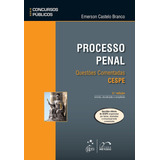 Série Concursos Públicos - Processo Penal - Questões Comentadas - Cespe, De Branco, Emerson Castelo. Editora Forense Ltda., Capa Mole Em Português, 2014