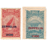 Série Selo 10-11 Zeppelin Sobretaxado Novo Com Goma