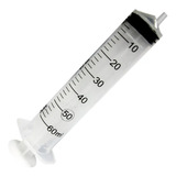 Seringa 60ml P/ Ozonioterapia Bico Slip (25 Unidades) 