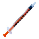 Seringa De Insulina 1ml Bico Luer Slip S/ Agulha Sr - 100 Un Capacidade Em Volume 1 Ml