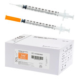 Seringa De Insulina 1ml Com Agulha Fixa 0,30mm X 8mm Blister