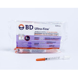 Seringa De Insulina Bd Ultra-fine 30 Ui De 6 Mm Com 10 Un