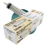 Seringa Descartável 10ml Sem Agulha Bico Luer Slip C/ 100un