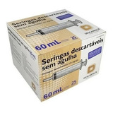 Seringa HiPodérmica 60 Ml Descarpack Bico Cateter C/25 Un