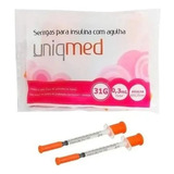 Seringa Insulina 0,3ml 6x0,25mm Uniqmed Blister
