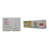 Seringa Insulina 0,5ml 6mm 0,25mm E 3ml Sem Agulha Luer Lock