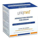 Seringa Insulina 0,5ml 6x0,25mm 31g Uniqmed